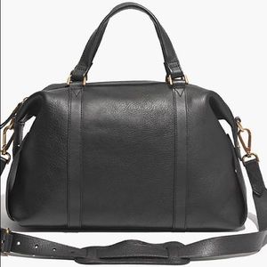 Madewell Glasgow Leather Satchel Black like new!